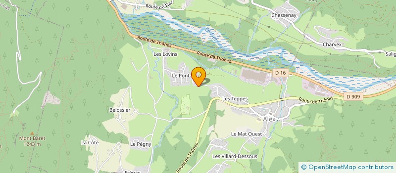 localisation de l'entreprise MADAME MARYLENE GROS-DAILLON à ALEX