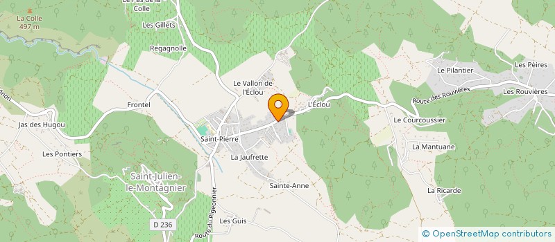 localisation de l'entreprise MADAME MARYLENE GUILLOU  SAINT-JULIEN