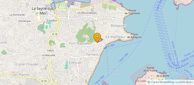 localisation de l'entreprise MADAME MARYLENE GUILLOUX à LA SEYNE-SUR-MER