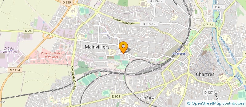 localisation de l'entreprise MADAME MARYLENE HAMEAU à MAINVILLIERS