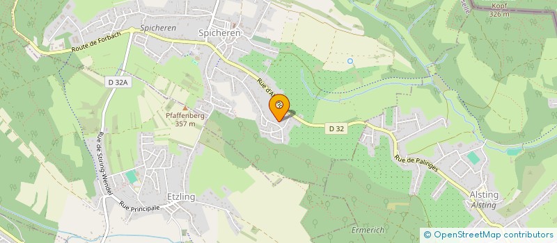 localisation de l'entreprise MADAME MARYLENE HOY  SPICHEREN