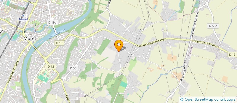 localisation de l'entreprise MADAME MARYLENE HUPE  MURET