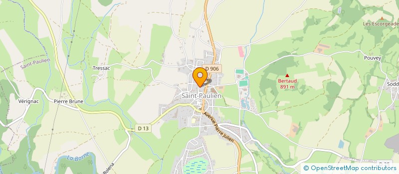 localisation de l'entreprise MADAME MARYLENE ISSARTEL  SAINT-PAULIEN