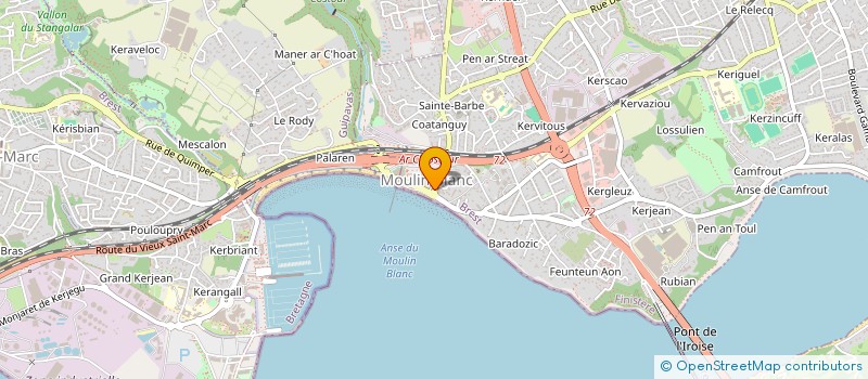 localisation de l'entreprise MADAME MARYLENE JUND à GUIPAVAS
