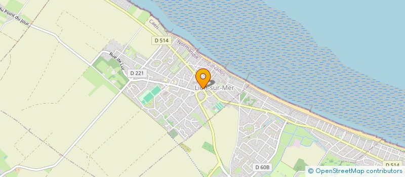 localisation de l'entreprise MADAME MARYLENE LAGOUTTE  LION-SUR-MER