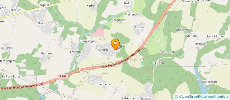 localisation de l'entreprise MADAME MARYLENE LASNIER à SAINT-NOLFF