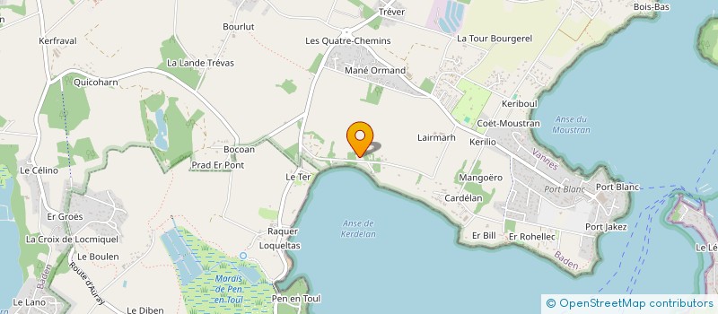 localisation de l'entreprise MADAME MARYLENE LE BOUQUIN  BADEN