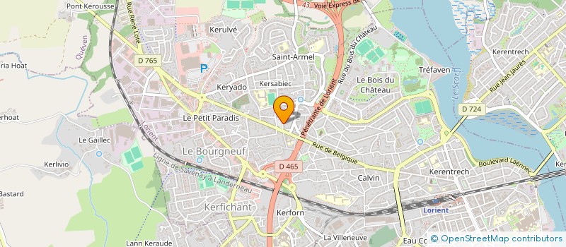 localisation de l'entreprise MADAME MARYLENE LE PRIOL COUGNOUX à LORIENT