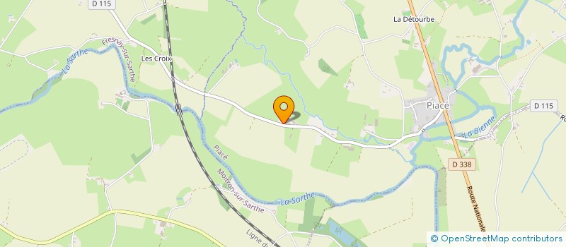 localisation de l'entreprise MADAME MARYLENE LEFRANCOIS  PIACE