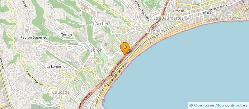 localisation de l'entreprise MADAME MARYLENE LEJEMBLE à NICE