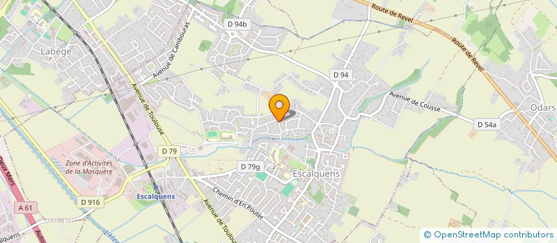 localisation de l'entreprise MADAME MARYLENE LEMOINE  ESCALQUENS
