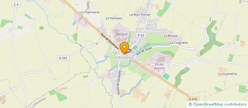 localisation de l'entreprise MADAME MARYLENE LEROY  RIVES D'ANDAINE