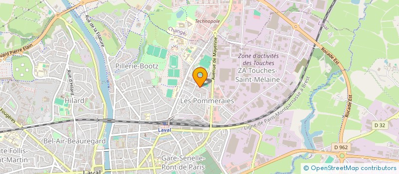 localisation de l'entreprise MADAME MARYLENE LHUISSIER à LAVAL