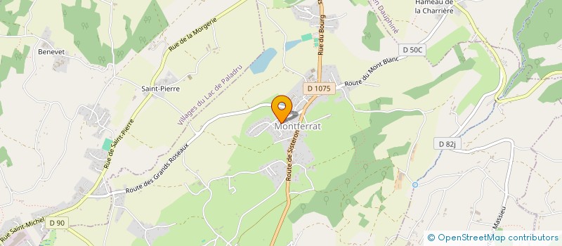 localisation de l'entreprise MADAME MARYLENE LORENT  MONTFERRAT