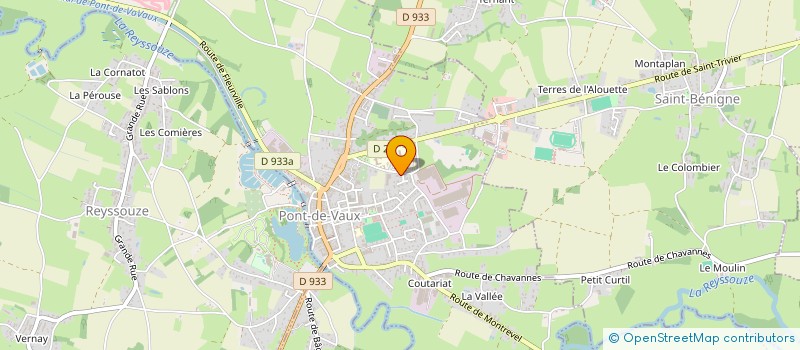 localisation de l'entreprise MADAME MARYLENE MALCOTTI  PONT-DE-VAUX