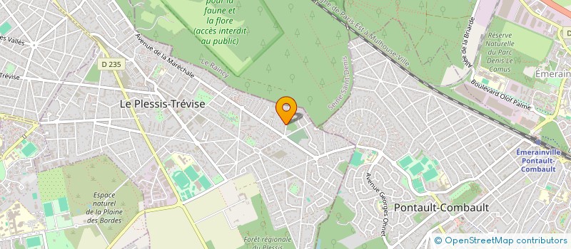 localisation de l'entreprise MADAME MARYLENE MALGAT à LE PLESSIS-TREVISE