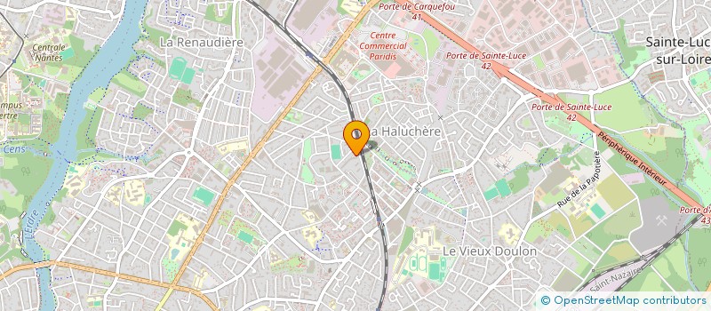 localisation de l'entreprise MADAME MARYLENE MOUKETOU MOUKETOU à NANTES