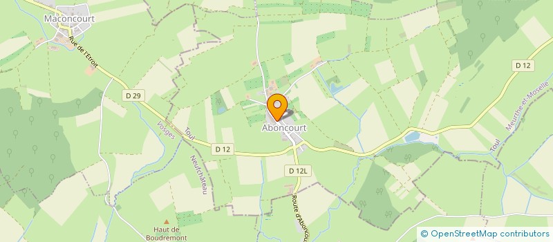 localisation de l'entreprise MADAME MARYLENE NAHAN  ABONCOURT