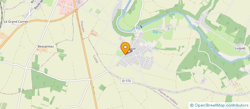 localisation de l'entreprise MADAME MARYLENE NOELLE FOURNIER  THOUARS