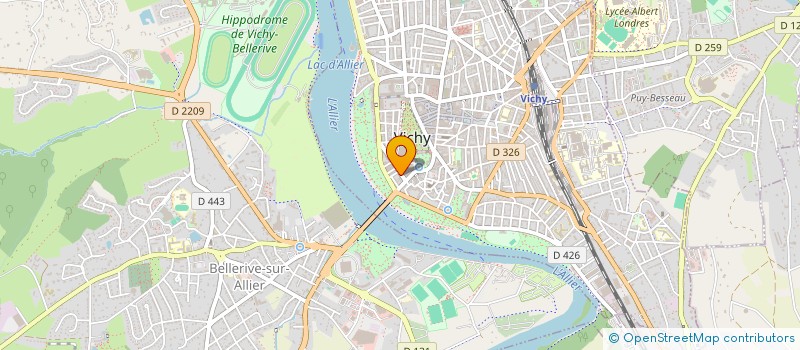 localisation de l'entreprise MADAME MARYLENE OUZILLEAU à VICHY