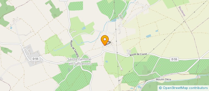 localisation de l'entreprise MADAME MARYLENE PACAULT  SAINTE-GEMME-EN-SANCERROIS