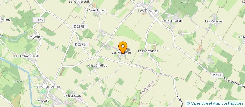 localisation de l'entreprise MADAME MARYLENE PARPETTE  SOULIGNONNE