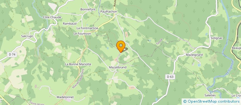 localisation de l'entreprise MADAME MARYLENE PAYAN à MAZET-SAINT-VOY