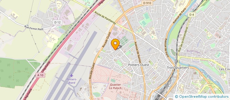 localisation de l'entreprise MADAME MARYLENE PETIOT à POITIERS
