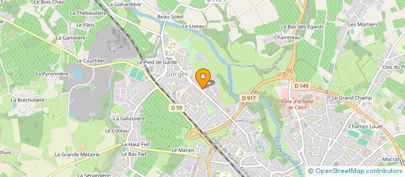 localisation de l'entreprise MADAME MARYLENE POIRON  GORGES