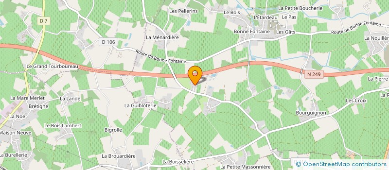 localisation de l'entreprise MADAME MARYLENE PROVENAT à MOUZILLON