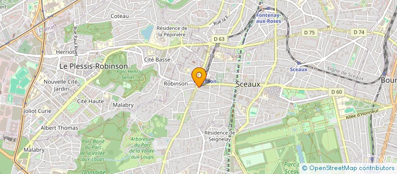 localisation de l'entreprise MADAME MARYLENE ROLLAND à SCEAUX