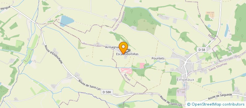 localisation de l'entreprise MADAME MARYLENE RUIZ  EMPEAUX