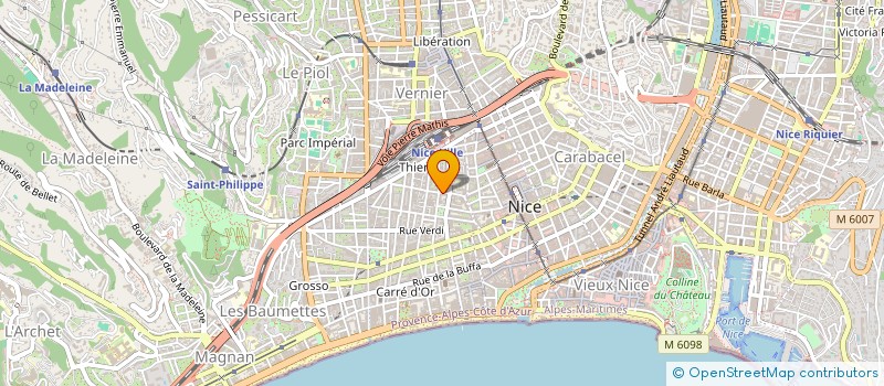 localisation de l'entreprise MADAME MARYLENE SAUROIS à NICE