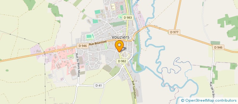 localisation de l'entreprise MADAME MARYLENE SOUCHARD  VOUZIERS