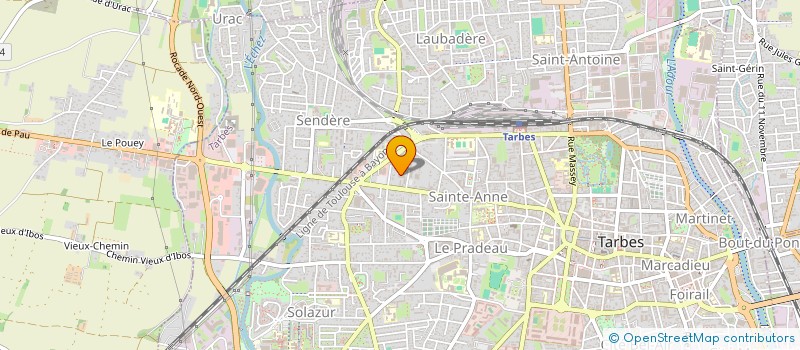 localisation de l'entreprise MADAME MARYLENE SOULA  TARBES