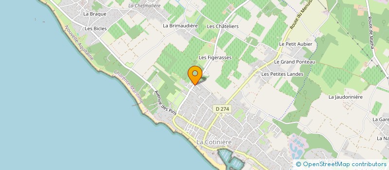 localisation de l'entreprise MADAME MARYLENE TALBOT à SAINT-PIERRE-D'OLERON