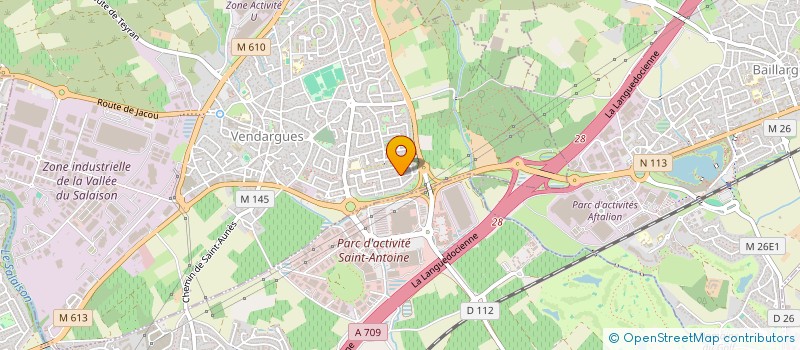 localisation de l'entreprise MADAME MARYLENE TIBERINO à VENDARGUES