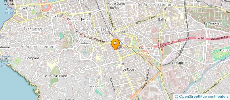 localisation de l'entreprise MADAME MARYLENE TORTORA à MARSEILLE