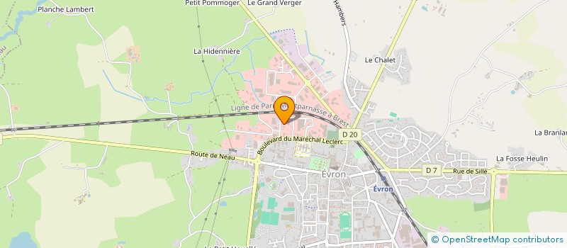 localisation de l'entreprise MADAME MARYLENE VAN LUL  EVRON