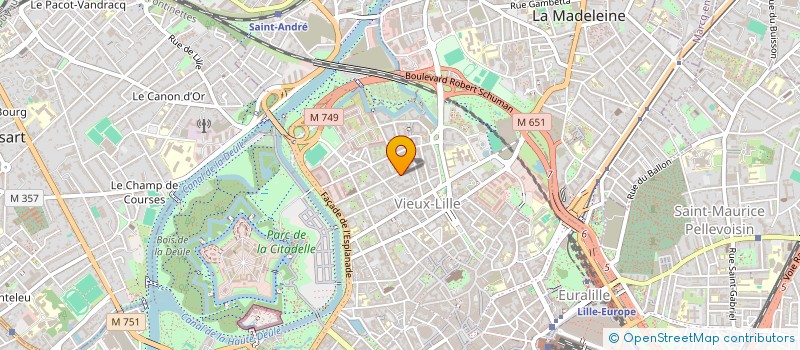 localisation de l'entreprise MADAME MARYLENE VASSEUR à LILLE