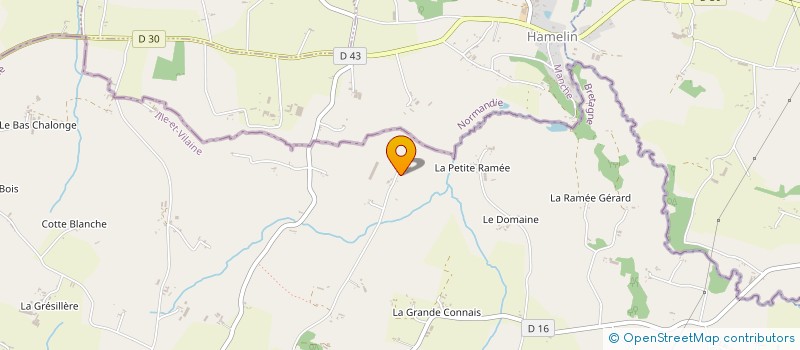 localisation de l'entreprise MADAME MARYLENE VILLECHENON  SAINT-GEORGES-DE-REINTEMBAULT