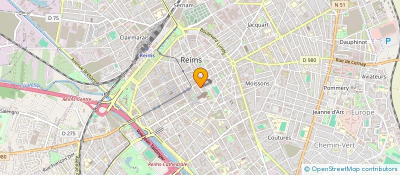 localisation de l'entreprise MADAME MARYLIE MARNAT  REIMS