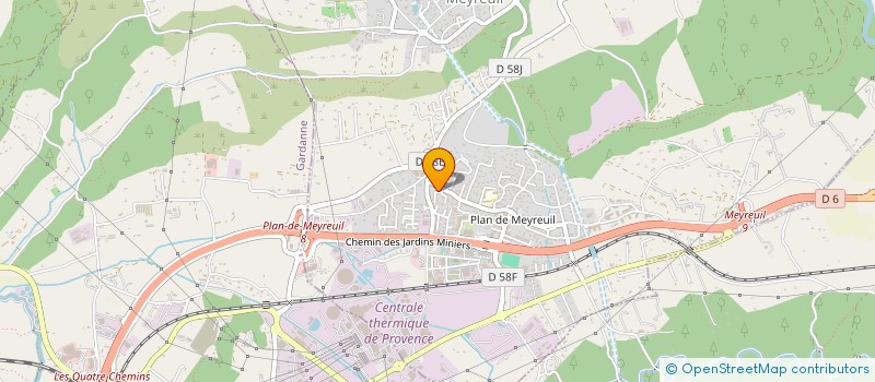 localisation de l'entreprise MADAME MARYLIN BENSORTE  MEYREUIL