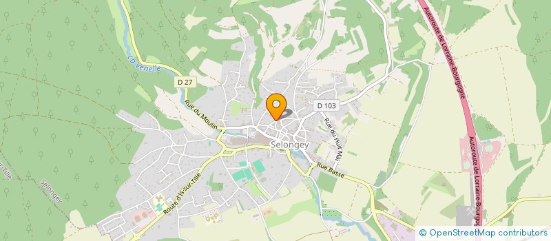 localisation de l'entreprise MADAME MARYLIN BON  SELONGEY