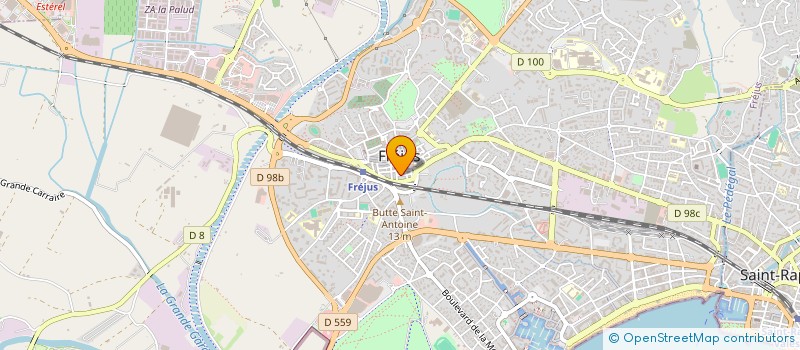 localisation de l'entreprise MADAME MARYLIN DELGORGUE à FREJUS