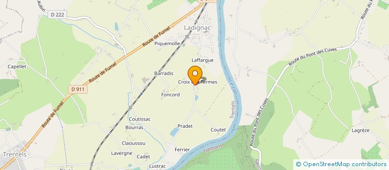 localisation de l'entreprise MADAME MARYLIN GRANDHENRY  TRENTELS