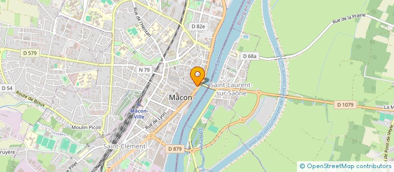 localisation de l'entreprise MADAME MARYLIN PETERLIN à MACON