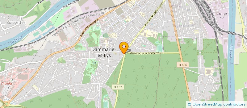 localisation de l'entreprise MADAME MARYLIN RAYBAUD à DAMMARIE-LES-LYS