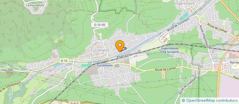 localisation de l'entreprise MADAME MARYLIN SZELE  TURCKHEIM