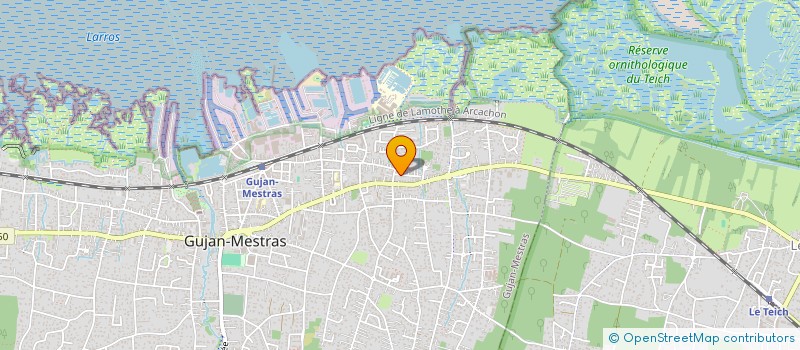 localisation de l'entreprise MADAME MARYLIN VELAYOUDOM  GUJAN-MESTRAS